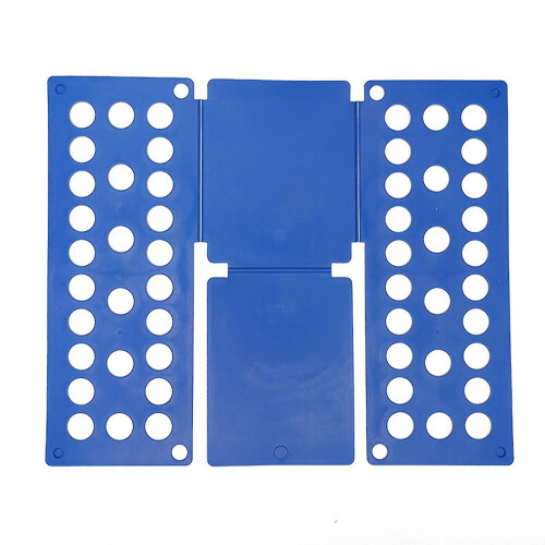 (sapphire blue) Clothes Folding Board, PP Material, Space Saving Tool for Wardrobe Storage
