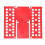 (red) Clothes Folding Board, PP Material, Space Saving Tool for Wardrobe Storage 1