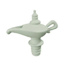 (green) Automatischer Ölausgießer aus Silikon mit auslaufsicherem Verschluss im Magic Lamp Design für Flaschen