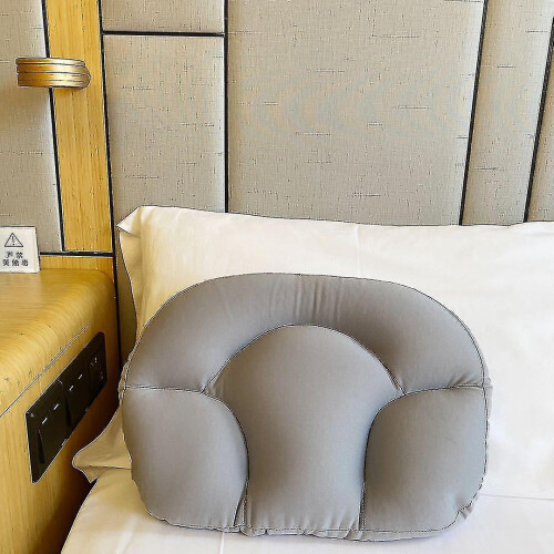(Grey) Almofada de Massagem Cervical com Espuma Viscoelástica e Design Ergonómico