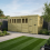 20 x 8 Pent Shed Tanalised (Single Door, With Windows) 1