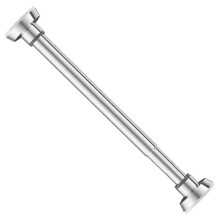 (60*100) Adjustable Wardrobe Rod, Telescopic Stainless Steel Drying Rail for Clothes and Towels, No Tools Needed for Installation