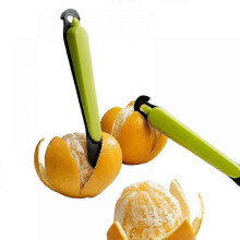 (yellow) Citrus Peeler Compatible with Dishwasher Cleaning, Sharp Blade for Peeling Fruits