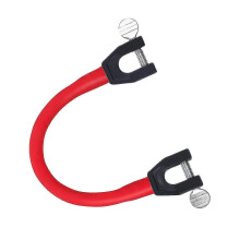 (Red) Conector Universal para Pontas de Esqui, Tubo de Látex Ajustável para Controle e Ligação Segura dos Esquis