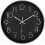 (blacksilver) Relógio de Parede 12 Polegadas Estilo Vintage com Movimento Quartzo e Mostrador Analógico para Casa e Escritório 1