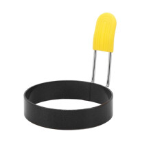 (1PCS) Anel para Omelete em Aço Inoxidável, Revestimento Antiaderente, Para Hamburgueres, Panquecas e Ovos