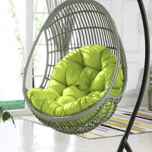 (Fruit Green, 120x80) Zitkussen voor hangstoel, geschikt voor de hangstoel. Ademend en comfortabel zitkussen met antislipbandjes.