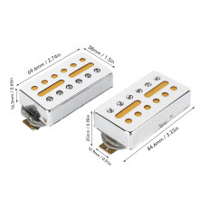 2x E-Gitarre Single Coil Clear