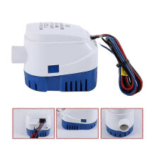 (24V, 750GPH) 12 V 24 V veneen pilssipumppu, automaattinen uppopumppu veneen hytin pilssivedelle
