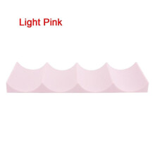(Light pink) Portabottiglie in PP, antiscivolo e impilabile, ideale per cucina, bar o cantina (29,5x9,8 cm)