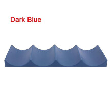 (Dark blue) Portabottiglie in PP, antiscivolo e impilabile, ideale per cucina, bar o cantina (29,5x9,8 cm)