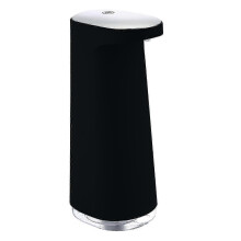 (Black, Foam) Automatic Foam Soap Dispenser with 450ml Capacity IPX4 Waterproof Design for Bathroom Kitchen
