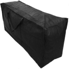 (122CM*39CM*55CM) Vedenpitävä puutarhakalusteiden säilytyslaukku turvaköysikehyksellä, kestävä polyesteripäällinen tyynyille