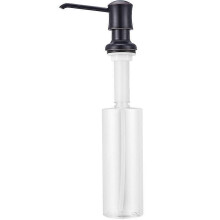 (Oil-rubbed Bronze) Soap Dispenser with Top-Fill Design, 500ml PE Bottle and ABS Pump, No Leak, Easy Installation for Kitchen Sink
