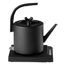 (Black, Smartcase) Nerezová rýchlovarná kanvica s objemom 1,0 l s odnímateľným vekom a výlevkou odolnou voči obareniu, 220 V