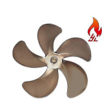 (brown) 5-Blade Replacement Fan Blade, 1-Piece Accessory for Wood Stove Fan, Max 662F