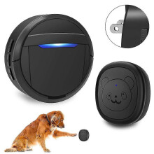 (US Plug 1 Activator) Campainha Sem Fio para Cães com Toque Fácil, 55 Tons, 5 Volumes, À Prova de Água IP55