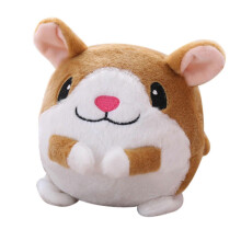 (Hamster) Interactief Speelgoed voor Honden en Katten met USB-Oplading, Muziek, Trillingen en Stuitende Bal