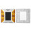 Solar-Blitzer Aluguss gelbe LED 1