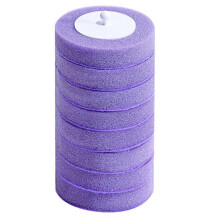 (Purple) Toilet Bürsten Ersatzköpfe kompatibel mit rotierendem Kopf für Kalk und Urinstein Reinigung ohne Kratzer 48 Stück