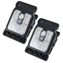 (2pcs) Luz Solar de Iluminação com Sensor de Movimento, Impermeável para Jardim e Pátio
