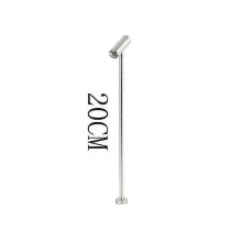 (Silver 20CM, 6000K) Dimbare LED-spot 3W, AC85-265V, voor feest- en halverlichting, geborsteld nikkel