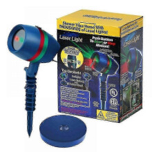 (UK) Projetor Laser Estelar com Efeito Dinâmico Vermelho e Verde para Jardim e Parede
