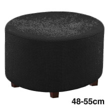 (Black, XL) Konepestävä jalkarahin päällinen, tahrankestävä, joustava reuna, kodinsisustus