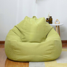(Green, 100 * 120cm) Capa para Puff Compatível com Múltiplos Modelos 90x110cm Algodão e Linho Lavável
