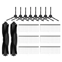 Pour les Accessoires de L'Aspirateur Robot Auto-Nettoyant pour Ultenic T10 : Brosse Principale, Brosse Latérale et Filtre HEPA (16 Pièces)