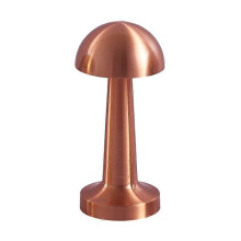 (rose gold, B) Abajur de Mesa LED Retro Bar Recarregável via USB, Toque Sensorial, Dimerizável, 3 Velocidades, Ouro, para Quarto