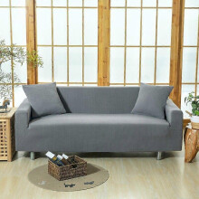 (Color 12, 2pcs Cushion Cover) Housmife Jacquard -elastinen sohvanpäällinen joustava, paksuuntunut maissisamettipäällinen olohuoneeseen