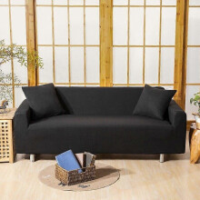 (Color 4, 2pcs Cushion Cover) Housmife Jacquard -elastinen sohvanpäällinen joustava, paksuuntunut maissisamettipäällinen olohuoneeseen