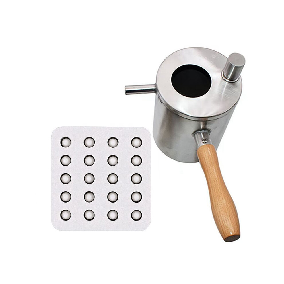 Beekeeping Beeswax Pouring Pot Stainless Steel Beeswax Melting Pot Wax Melter Pot Honey Bee Candle Beekeeper Equipment 4713958472817
