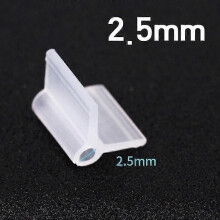 (2.5mm) Clipes para Enxerto de Plantas 100 Peças Transparente PE para Horticultura e Tomate