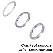 12 St Vevparti Distanser Legerad Bottenfäste Justeringsskivor Cykel Vev Offset Shim-4 Stycken Av 1 mm, 2 mm och 3 mm