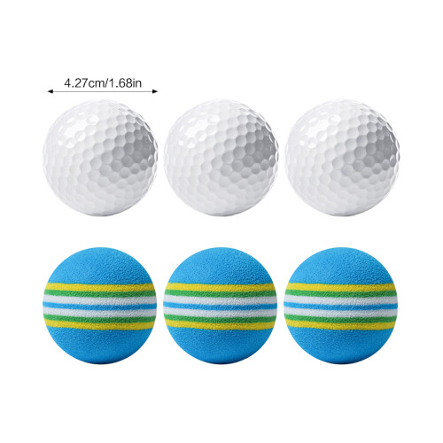 (with 3 sponge balls) PGM Golf Practice Set: 3 Blank & 3 Sponge Balls 2