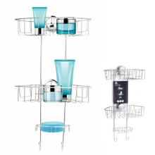 3 Tier Super Suction Cup NO DRILLING Bathroom Shower Wall Rack Caddy Storage New