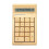 Bamboo Solar Electronic Calculator 12-Digit Large Display, Solar & Battery Dual Power Desktop Counter Standard Function 1