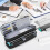 Portable Printer Case for Phomemo M08F, Itari M832, JADENS, Aixiqee, MUNBYN Double-Layers Mobile Printer Storage Bag 8