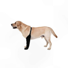 (black left leg, M) Manchon de patte de chien étanche, 4XL noir patte droite, néoprène, protection post-opératoire contre le léchage