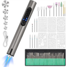 Engraving Pen -for Artists & DIYers, an Engraving Pen for Metal, Wood, Glass and Plastic Metal Engraver, Beginner-Pens