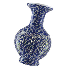 (Style C, 17.5cmx28cm) Quebra-Cabeça 3D Vaso de Flores DIY com Iluminação Interna, Material PP, Decoração para Sala