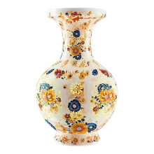 (Style A, 17.5cmx28cm) Quebra-Cabeça 3D Vaso de Flores DIY com Iluminação Interna, Material PP, Decoração para Sala