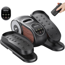 MERACH Under Desk Elliptical Machine for Home, Electric Elliptical Machine for Seniors with 12 Adjustable Speed