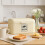 Retro Metal Bread Box with Lid - Keeps Bread Fresh 1