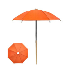 (Orange) Guarda-sol para Plantas de Varanda com Estrutura de Aço, Proteção Solar e Chuva, 2735cm, 11 Cores