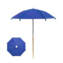 (royal blue) Guarda-sol para Plantas de Varanda com Estrutura de Aço, Proteção Solar e Chuva, 2735cm, 11 Cores