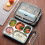 Stainless Steel Insulated Lunch Box Multi-Layer Multi-Grid Tableware Student School Adult Lunch Box 4