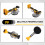 Tile Vibration Leveling Machine Tiler Vibrator Tool Adjustable Speed & Digital Display for  18V 20V Battery 7